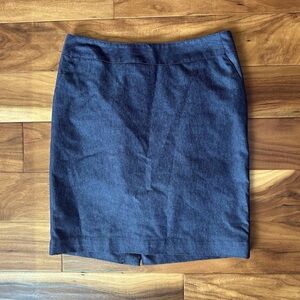 Merona Stretch Blue Pencil Skirt size 8